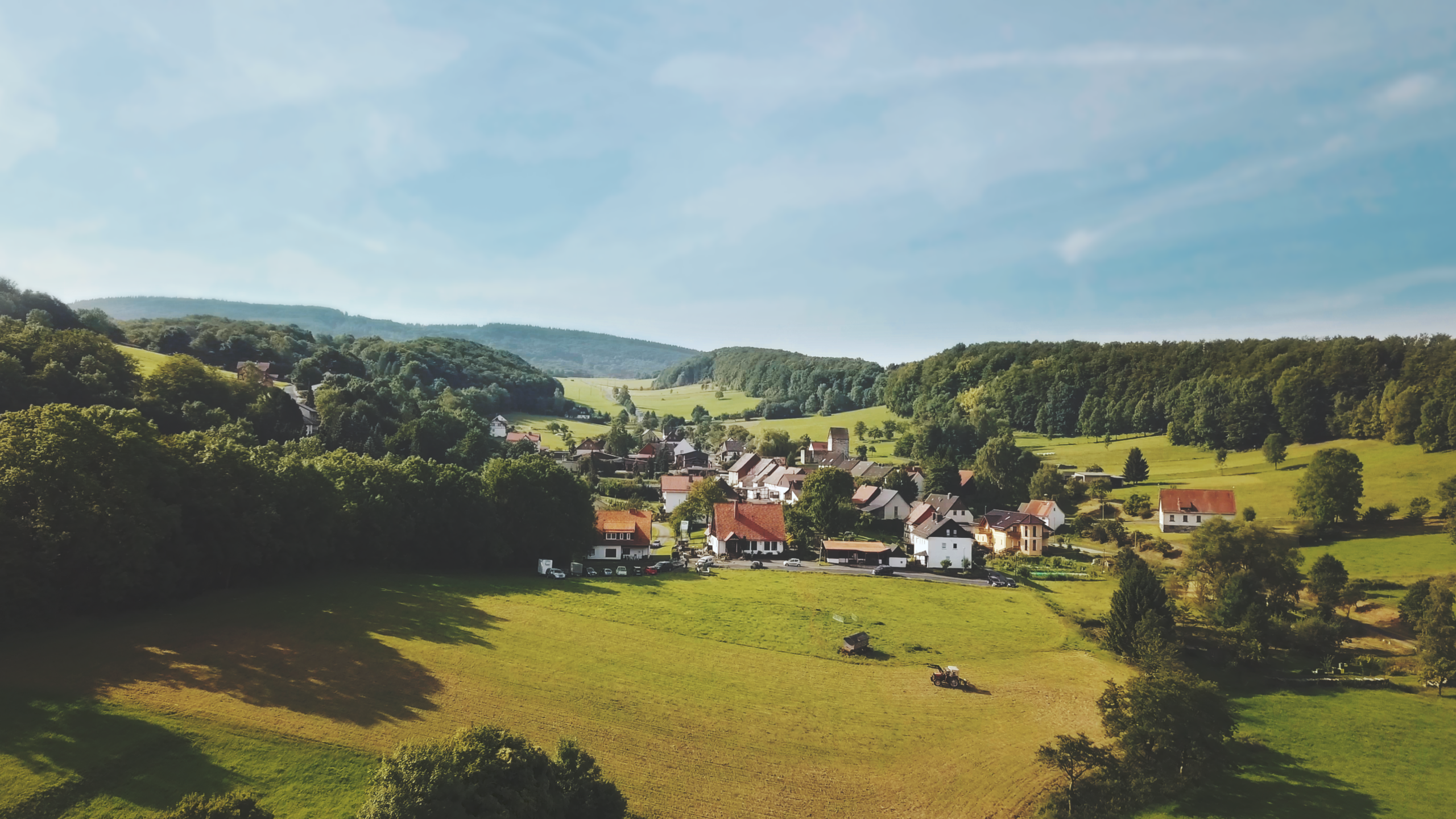 Dorf bei Weissenbach in Nordhessen